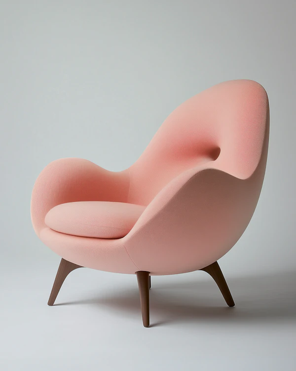Pastel Pink Armchair