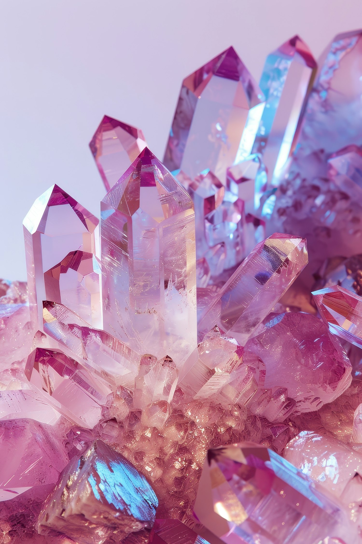 Vibrant Pink Crystals