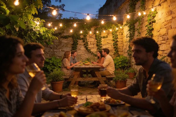 Outdoor Dinner Gathering
