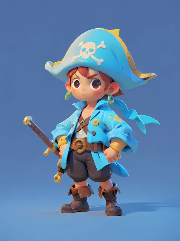 3D Pirate Character