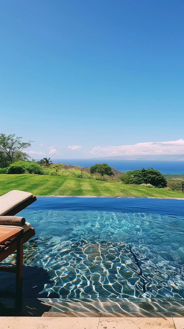 Serene Infinity Pool Overlooking Ocean