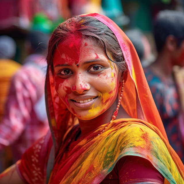 Radiant Holi Reveler