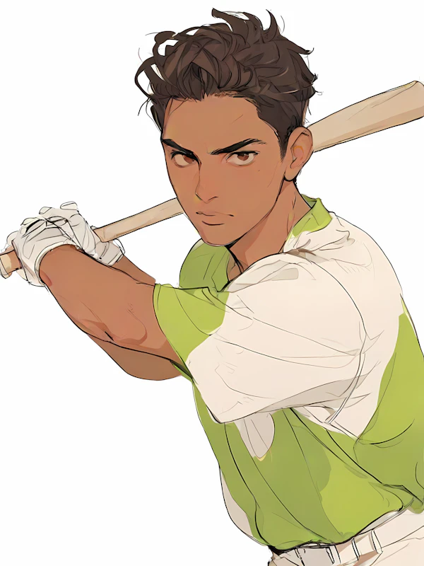 Baseball Player Art