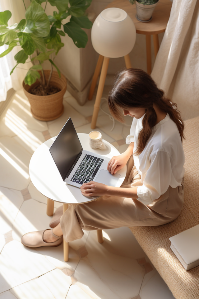 Serene Home Workspace