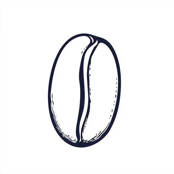Minimalist Coffee Bean