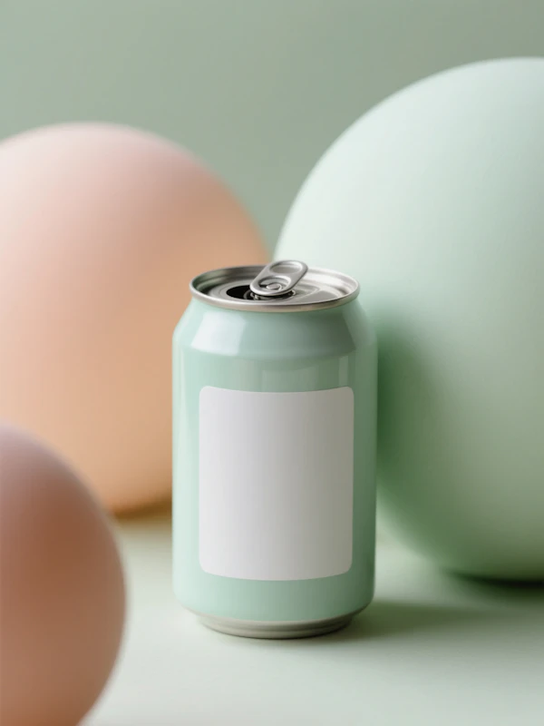 Pastel Beverage Can