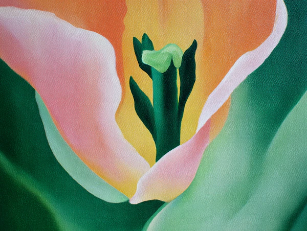 Abstract Flower Painting