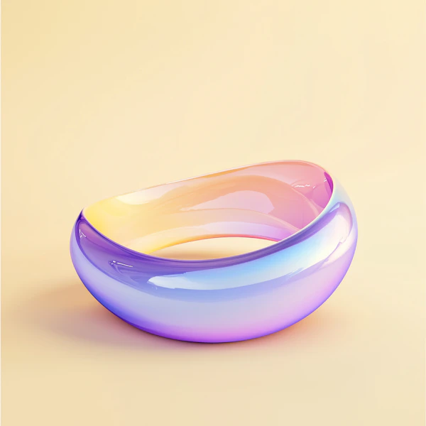 Futuristic Crescent Ring
