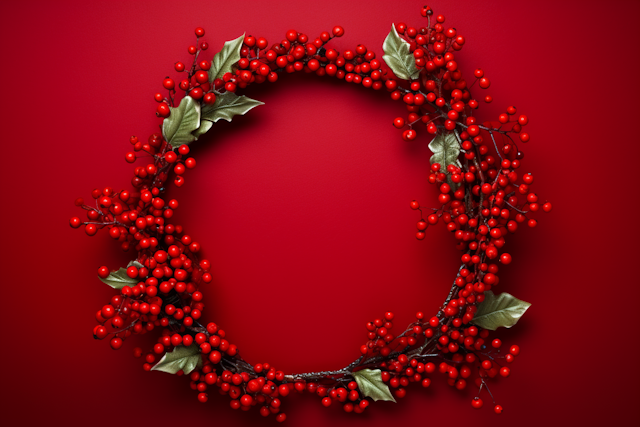 Vibrant Festive Berry Wreath