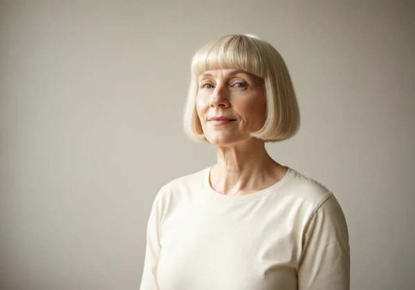 Portrait Of Blonde Woman