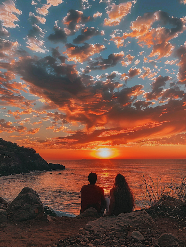 Romantic Ocean Sunset