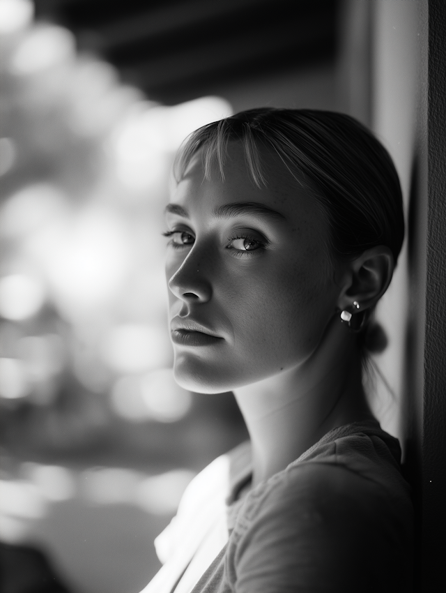 Black-and-White Portrait