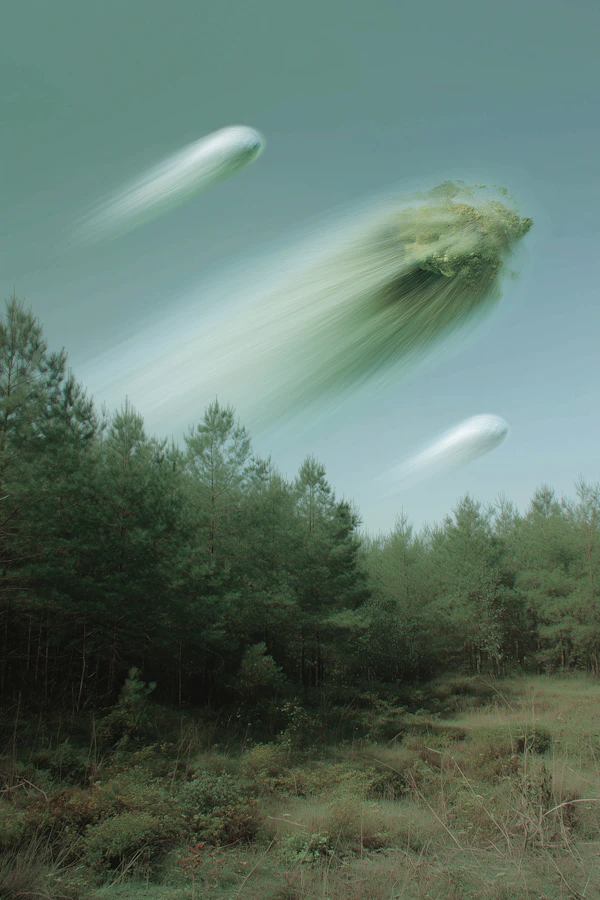 Surreal Forest Scene