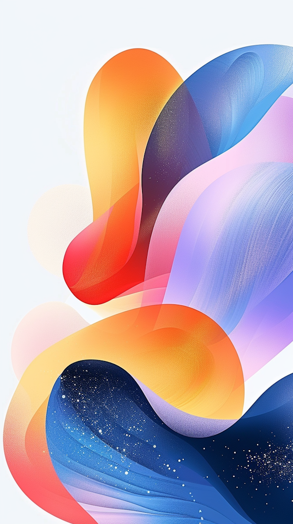 Vibrant Abstract Art with Gradients