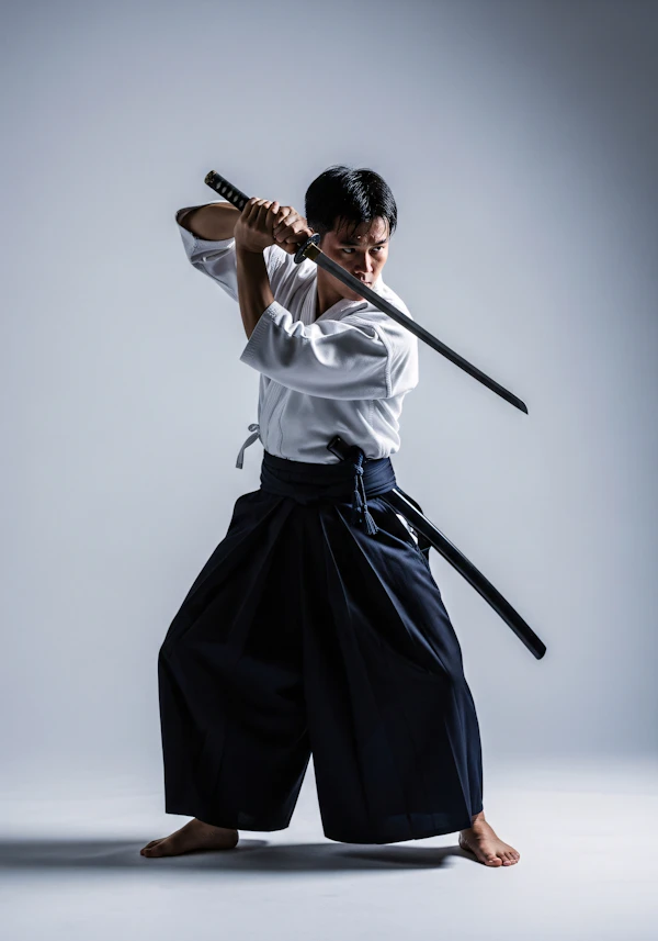Martial Artist in Action