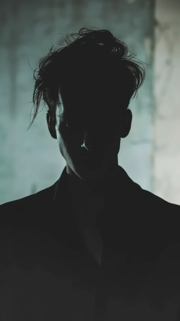Silhouette of a Human Subject