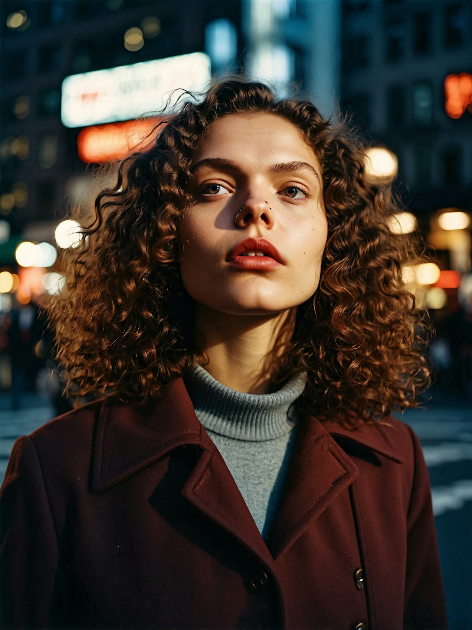 Urban Portrait at Night