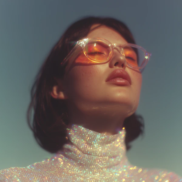Glittery Portrait