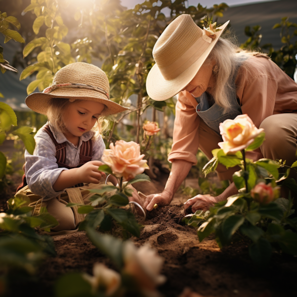 Generational Blooms: A Tender Gardening Lesson