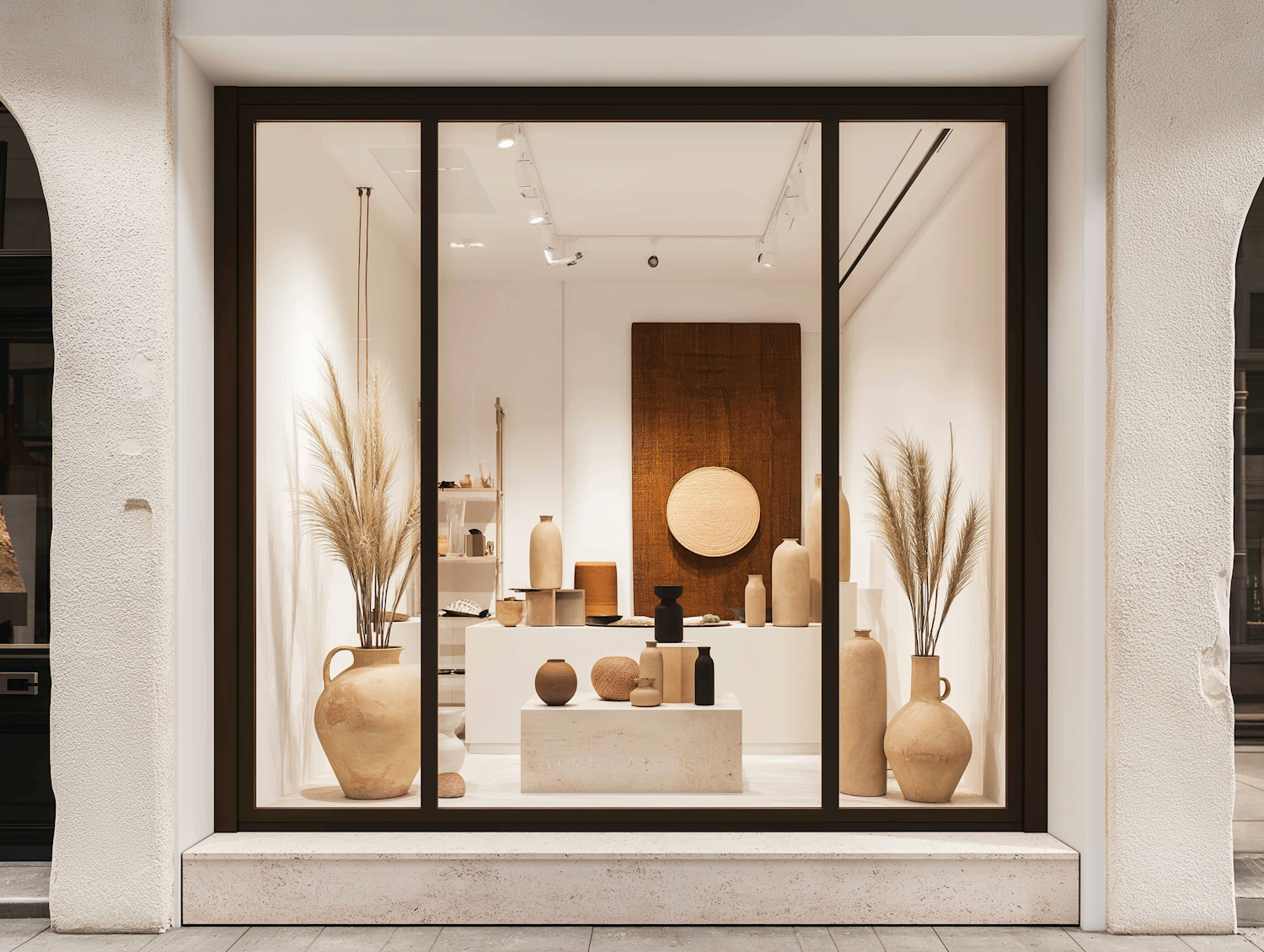 Minimalist Storefront Display