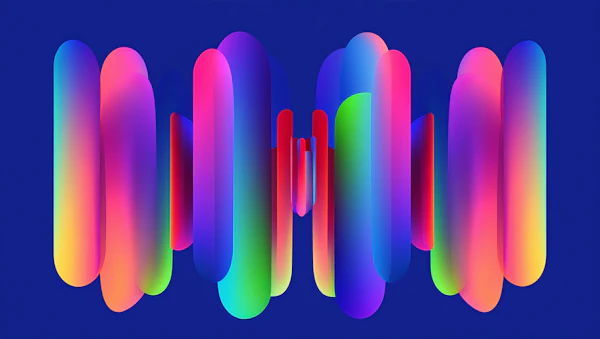 Neon Abstract Artwork