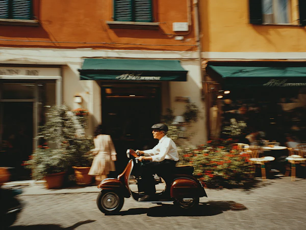 Vintage Scooter Ride