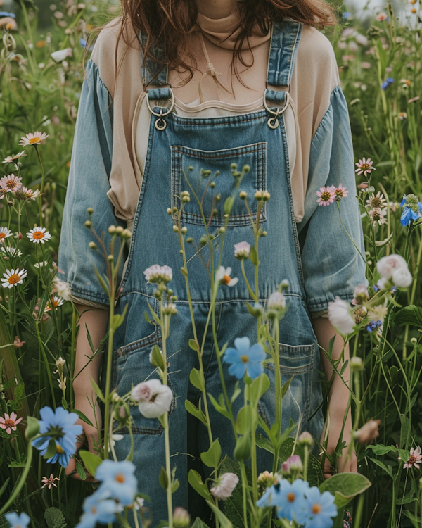 Tranquil Field of Wildflowers