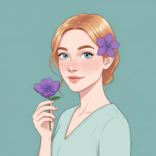 Serene Woman Portrait