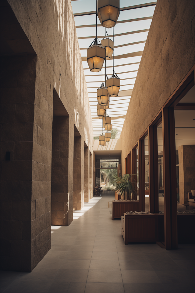 Contemporary Serenity Corridor