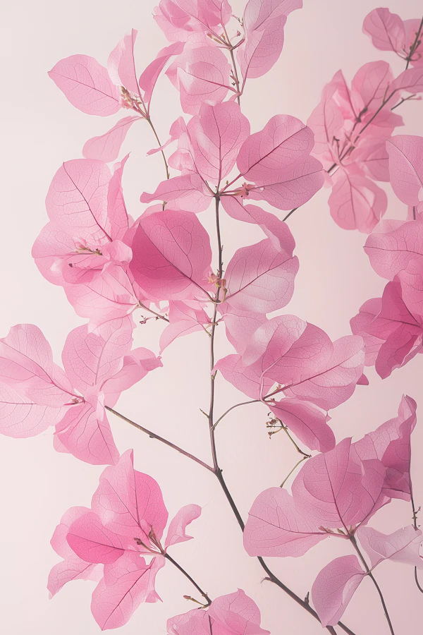 Pink Bougainvillea Art