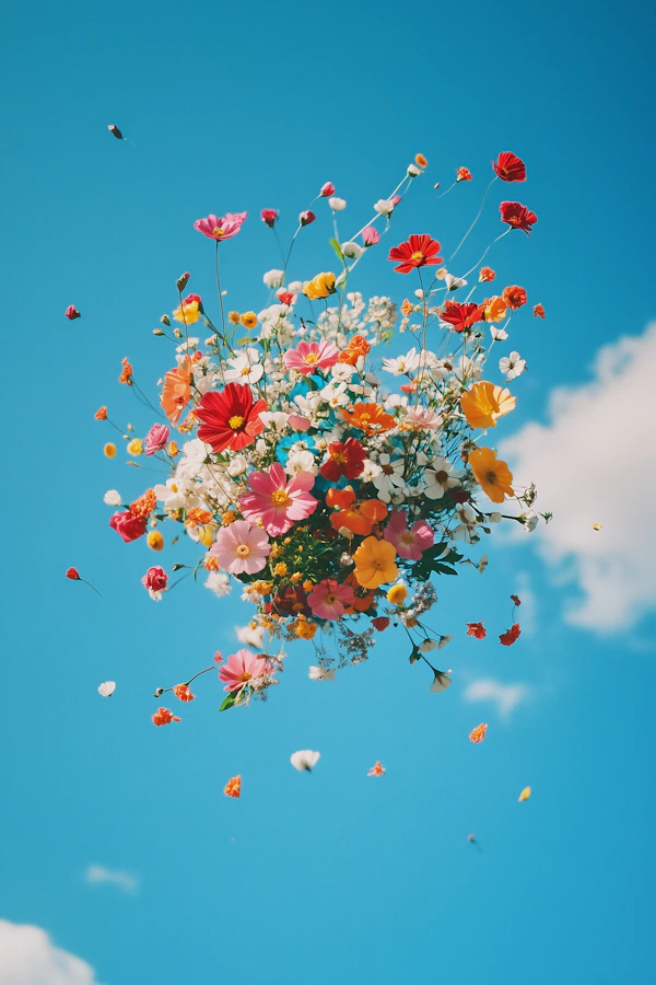 Floating Flower Bouquet