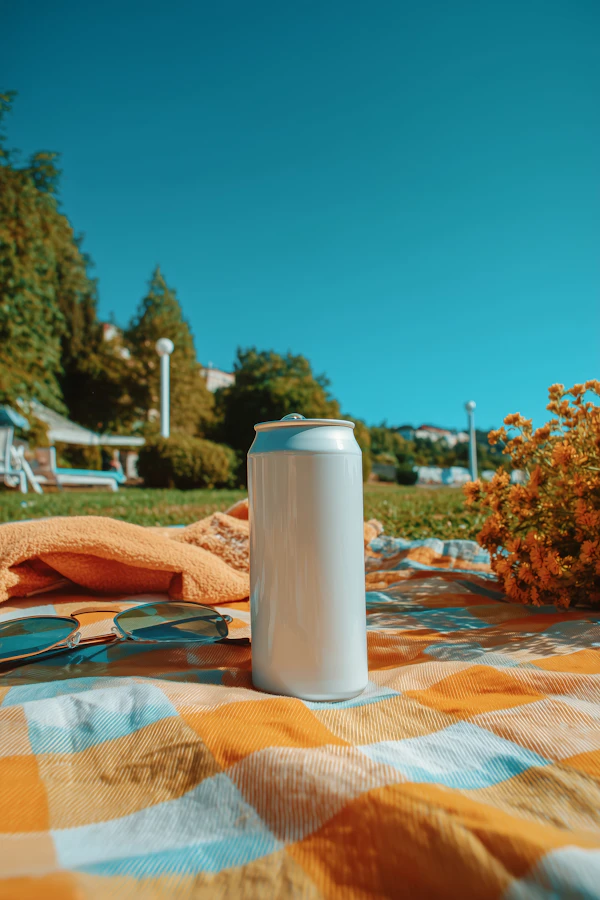 Picnic Scene with Can