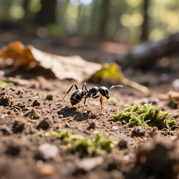 Black Ant Close-Up