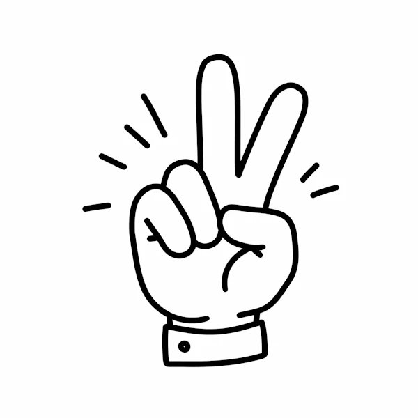 Peace Sign Drawing