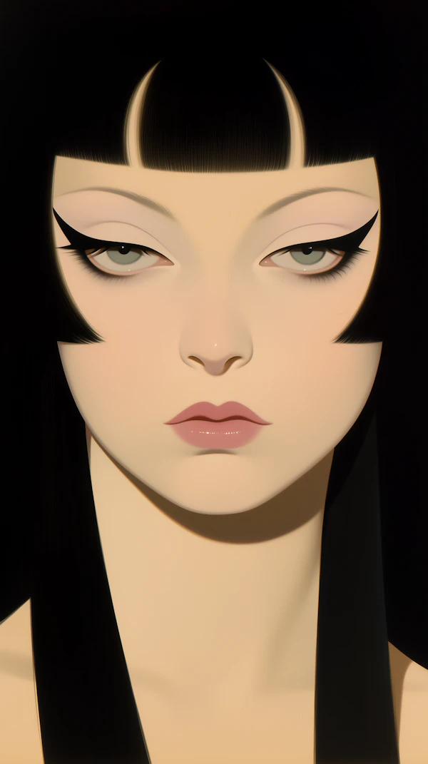 Stylized Woman Portrait