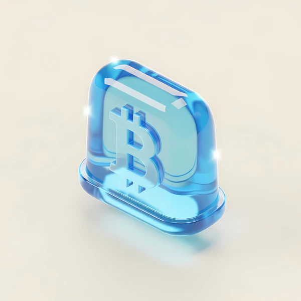 3D Bitcoin Symbol