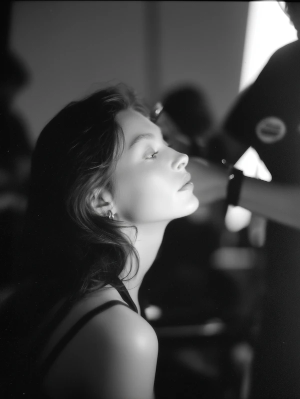 Makeup Application Moment