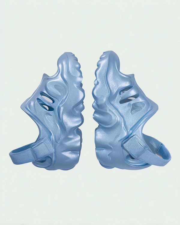 Futuristic Blue Shoes