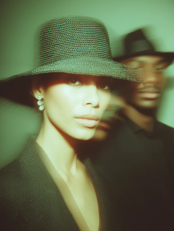 Stylish Woman in Hat