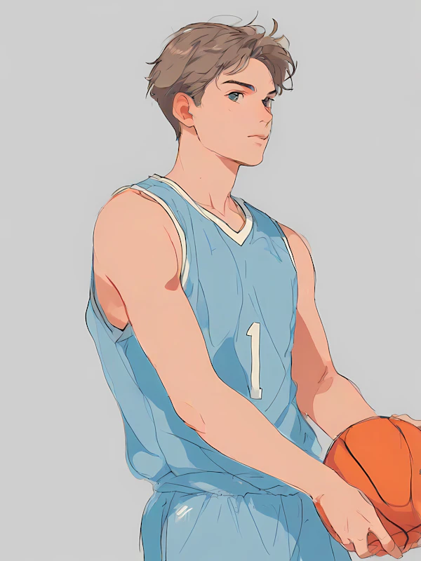 Basketball Player Art