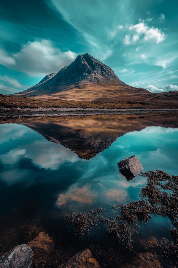 Majestic Mountain Reflection