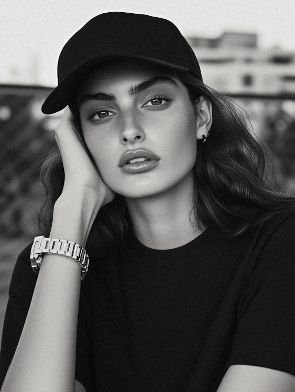 Black-and-White Portrait