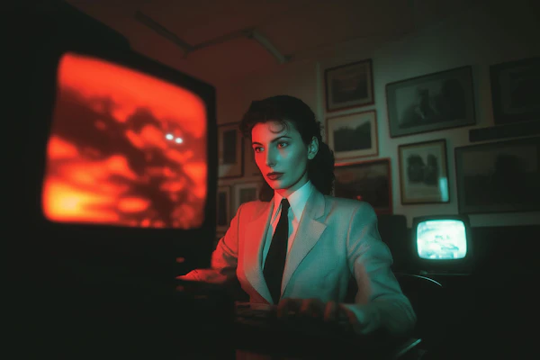 Focused Work Scene