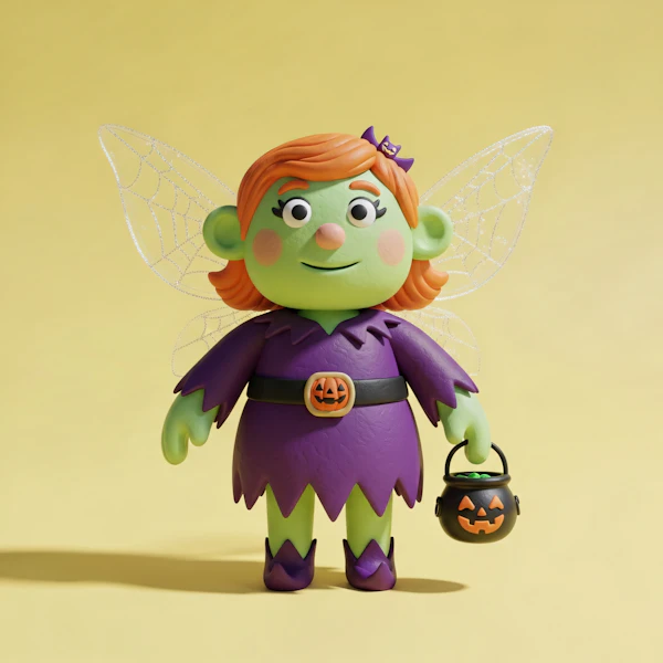Whimsical Halloween Character