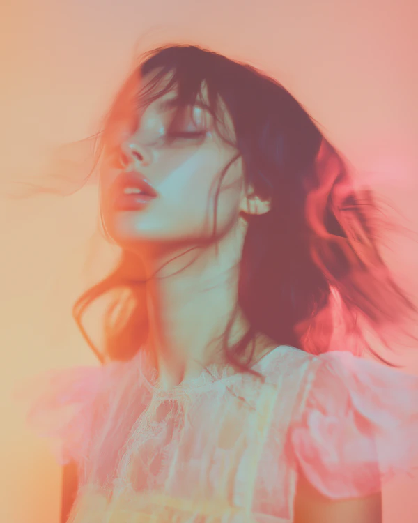 Ethereal Portrait of a Young Woman