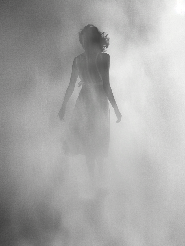 Ethereal Silhouette in Mist