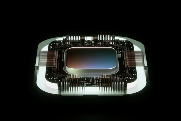 Futuristic Microchip Design