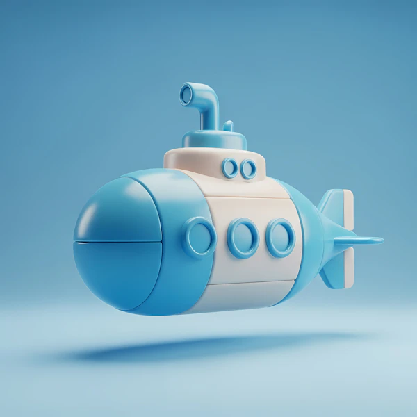 3D Toy Submarine