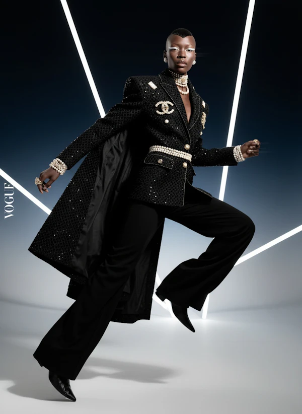 Elegant Fashion Pose