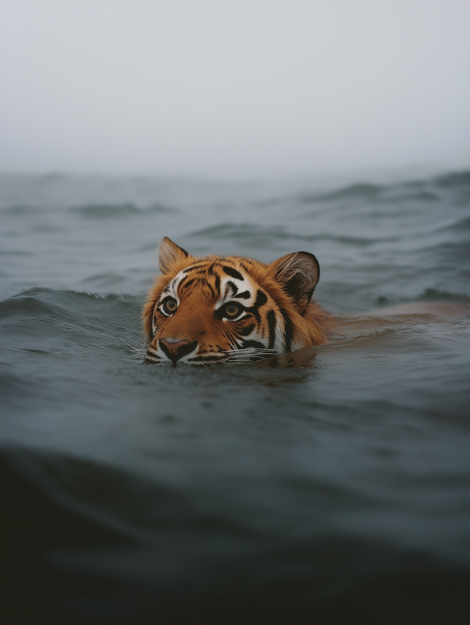 Tiger Swimming